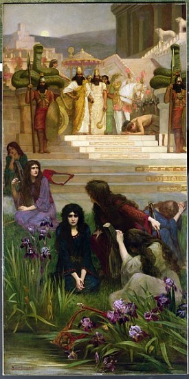 The Daughters of Judah in Babylon od Herbert Gustave Schmalz
