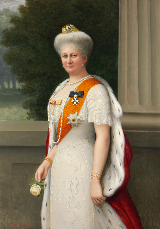 Bildnis der Kaiserin Auguste Viktoria od Hering Adolf Emil Hering Adolf Emil