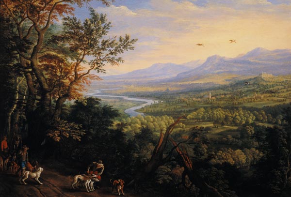 River Landscape od Herman Saftleven