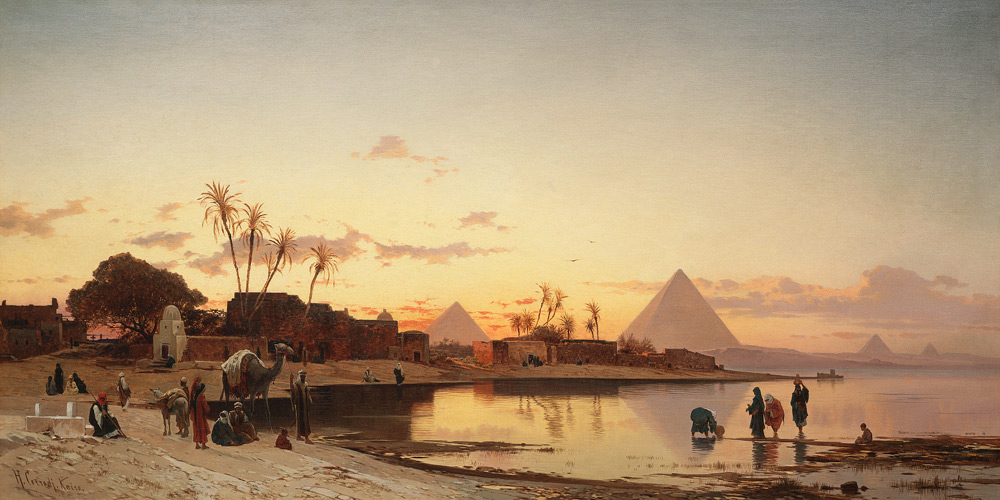 The Banks of the Nile od Hermann David Salomon Corrodi