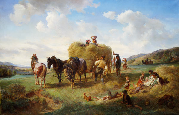 The Hay Harvest od Hermann Kauffmann