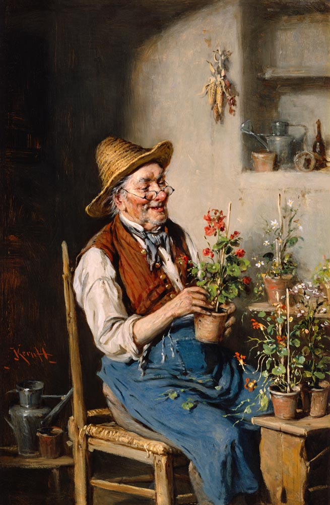 Der Blumenzüchter. od Hermann Kern
