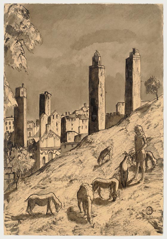 San Gimignano od Hermann Lismann