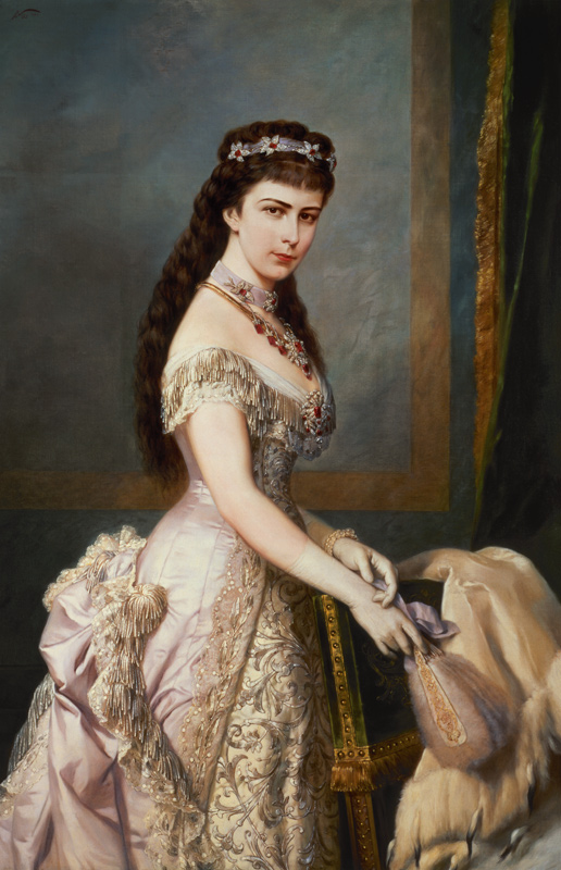 Elizabeth of Bavaria (1837-98), wife of Franz Joseph I of Austria (1830-1916), 1882 od Hermann Nigg