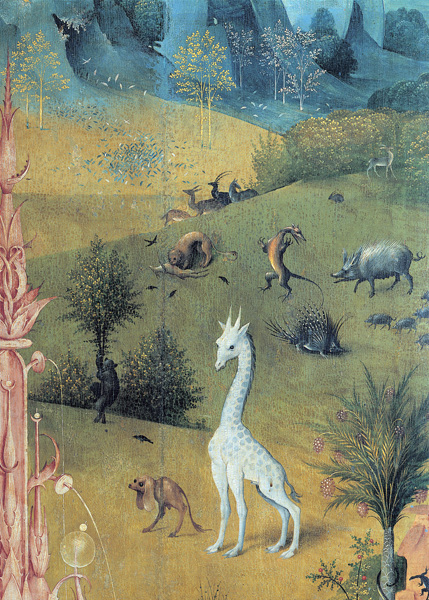 Bosch, Garten der Lüste, Paradies od Hieronymus Bosch