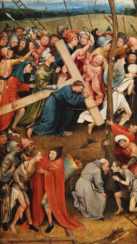 The Kreuztragung Christi. Altar wing od Hieronymus Bosch