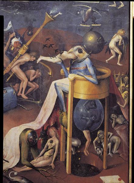 Bosch, Garden of Earthly Delights,Detail od Hieronymus Bosch
