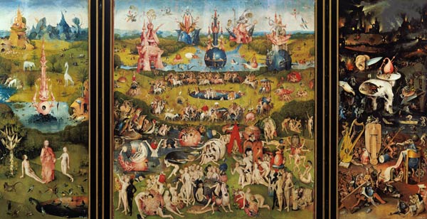 The Garden of Earthly Delights (interior side) od Hieronymus Bosch