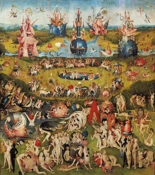 The Garden of Earthly Delights (central panel) od Hieronymus Bosch