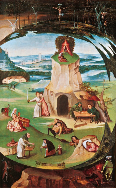 The Seven Deadly Sins od Hieronymus Bosch