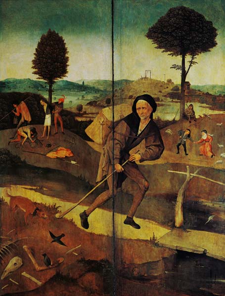 The Prodigal Son - Outsidewings to the Haycart od Hieronymus Bosch