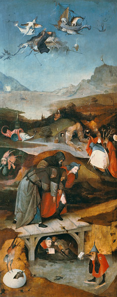 Temptation of St. Anthony (left hand panel) od Hieronymus Bosch
