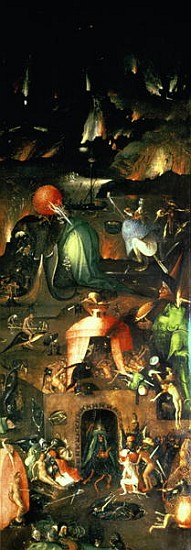The Last Judgement (Altarpiece): Interior of Right Wing od Hieronymus Bosch