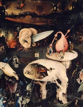 The Garden of Earthly Delights: Hell, right wing of triptych