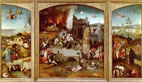 Triptych of the Temptation of St. Anthony od Hieronymus Bosch