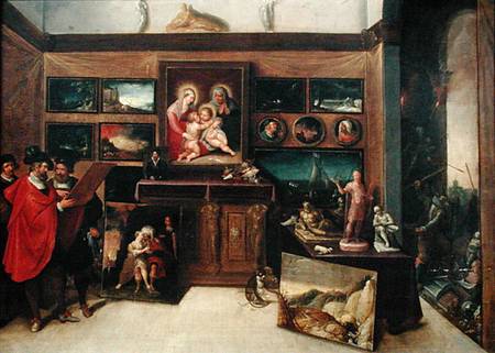 The Amateur's Exhibition Room od Hieronymus II Francken