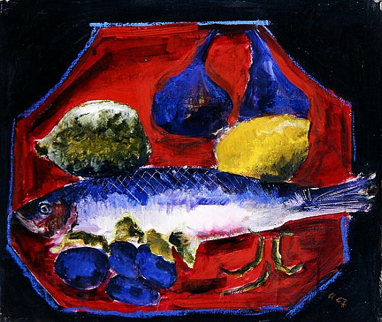 Fish and Plums od Hilary  Rosen