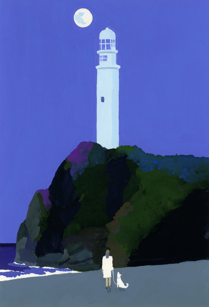 Night lighthouse od Hiroyuki Izutsu