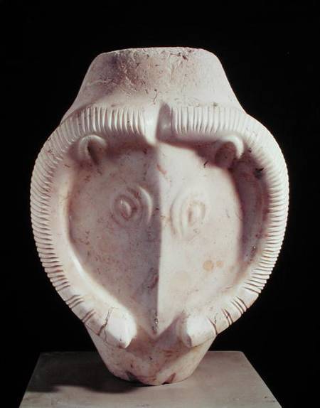 Head of a ram, from Acana, Syria od Hittite