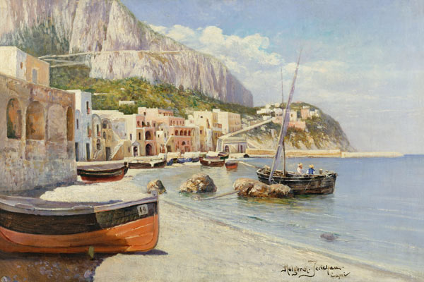 Marina Grande,  Capri od Holger H. Jerichau