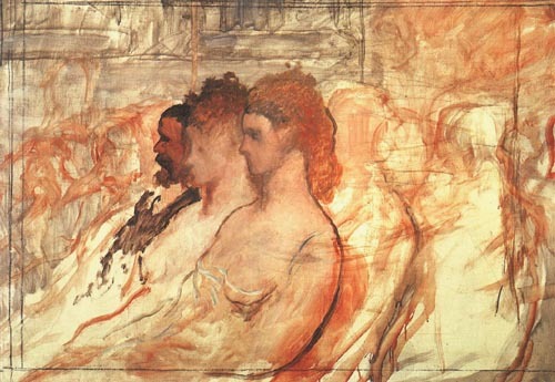 Au théâtre od Honoré Daumier