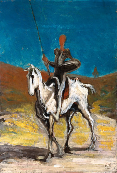 Cervantes, Don Quixote / Ptg.by Daumier od Honoré Daumier