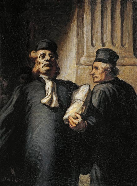 Two advocates od Honoré Daumier