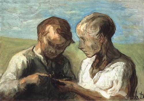 Dénicheurs de nids od Honoré Daumier