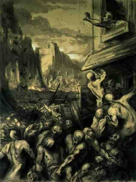 The Destruction of Sodom od Honoré Daumier