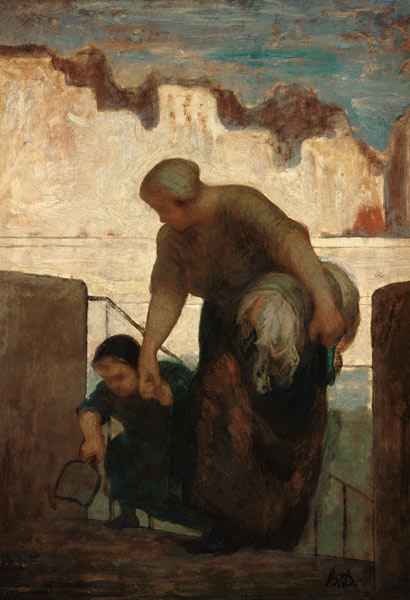 The Wäscherin od Honoré Daumier