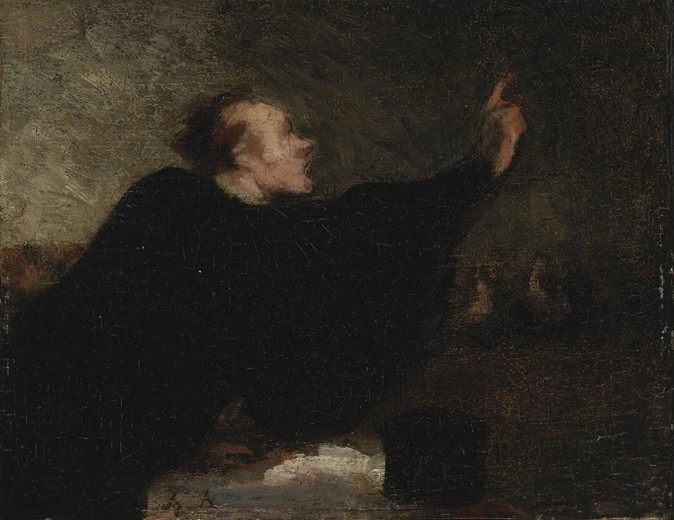 A trial lawyer od Honoré Daumier