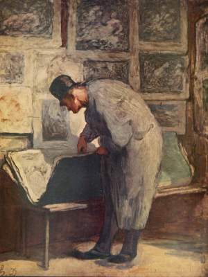 The copperplate enthusiast od Honoré Daumier