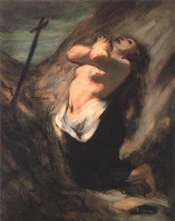 La Madeleine au désert od Honoré Daumier