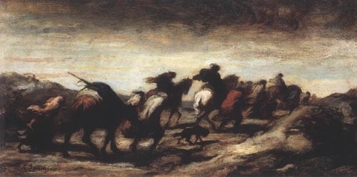 Le's Fugitifs od Honoré Daumier