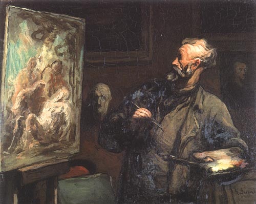 The painter od Honoré Daumier