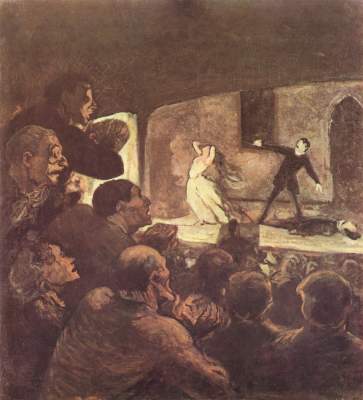Melodrama od Honoré Daumier