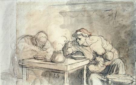 The Soup od Honoré Daumier