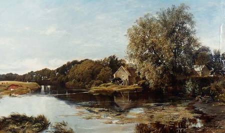 At Milton Mill, on the River Irvine od Horatio McCulloch