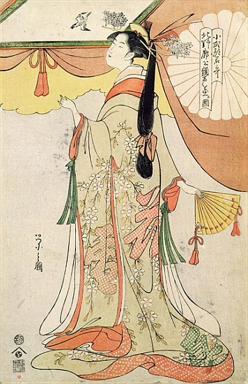 The Poetess Ko-Shibuku od Hosoda Eishi