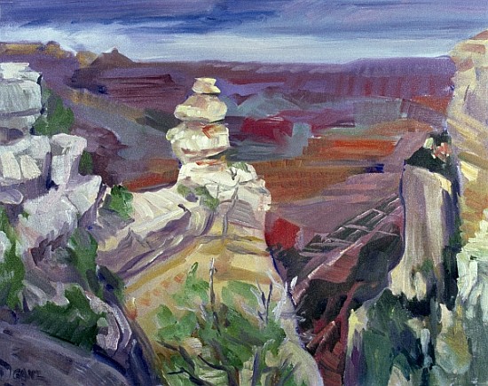 Famous Rock, Grand Canyon, 2000 (oil on canvas)  od Howard  Ganz