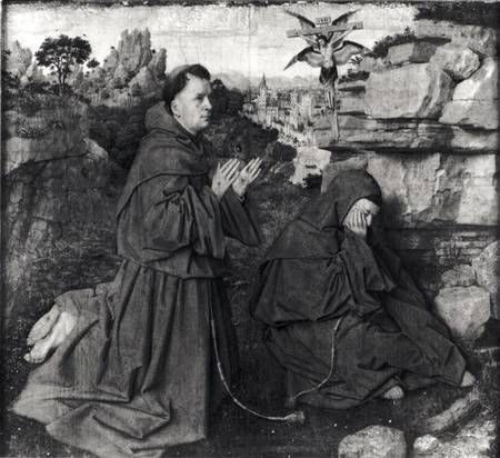 St. Francis Receiving the Stigmata od Hubert & Jan van Eyck