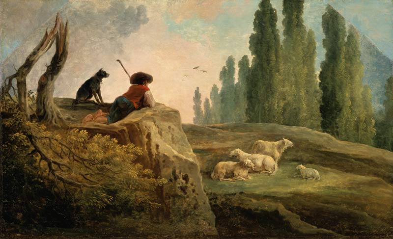 Shepherd Boy od Hubert Robert