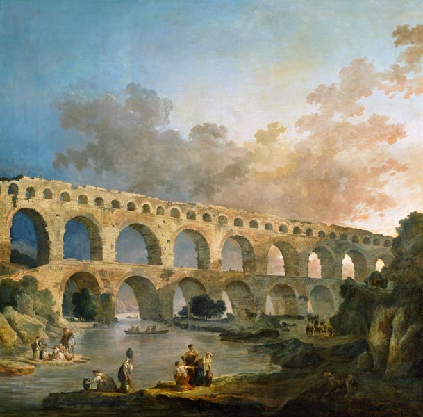 This one Pont you-Gard. od Hubert Robert