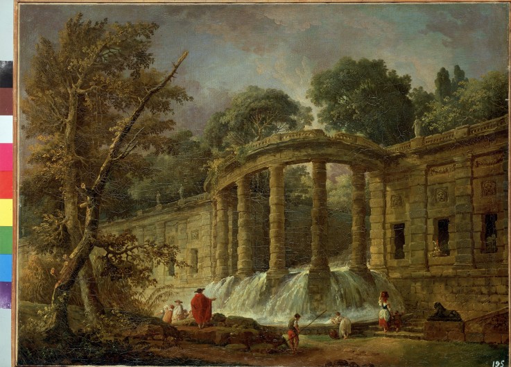 Pavilion with the cascade od Hubert Robert