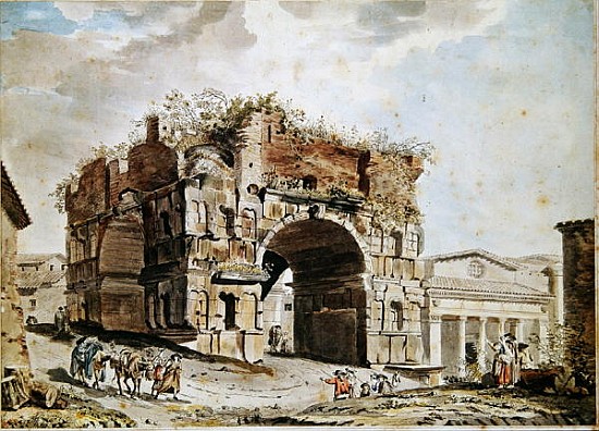Roman Ruins od Hubert Robert