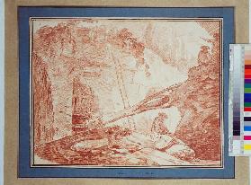 Draughtsman in the Ruins of the Palatine