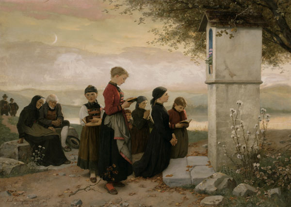 Abendgebet (Das Gebet an der Kapelle) od Hubert Salentin