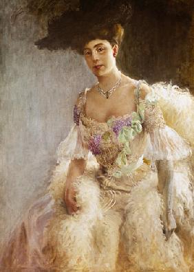 Portrait of a Lady in Evening Dress