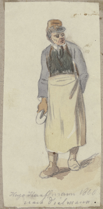Man with apron od Hugo Kauffmann