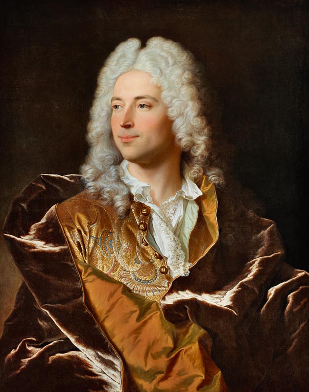 Portrait of the Chevalier Lucas Schaub of Basel od Hyacinthe Rigaud